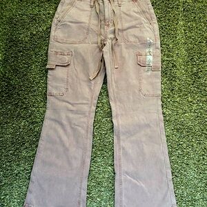 American Eagle Mauvy Classic Bootcut Cargo Jeans